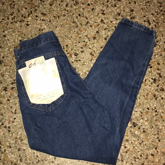 chic Denim - Vintage Chic Mom Jeans High Waisted NWT 28